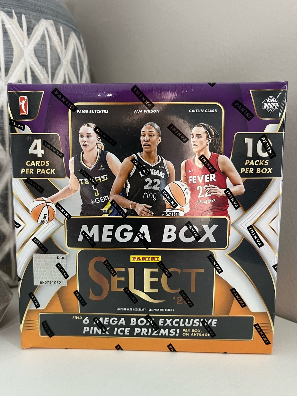 Panini Select Mega Box - Purple & Gold WNBA Trading Cards